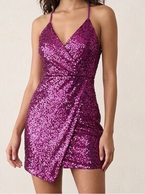 Lulu's Vibrant Purple Dress